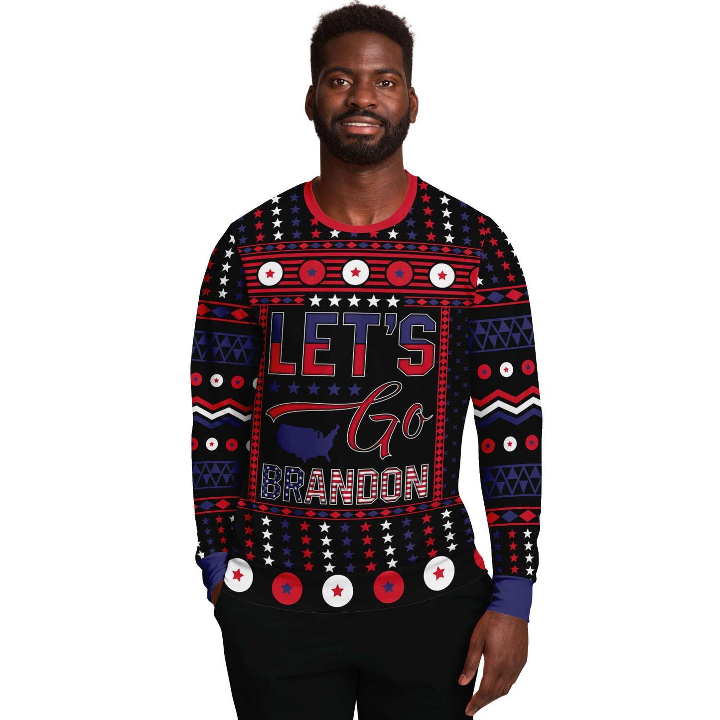 Let's Go Brandon Ugly Christmas Sweatshirt