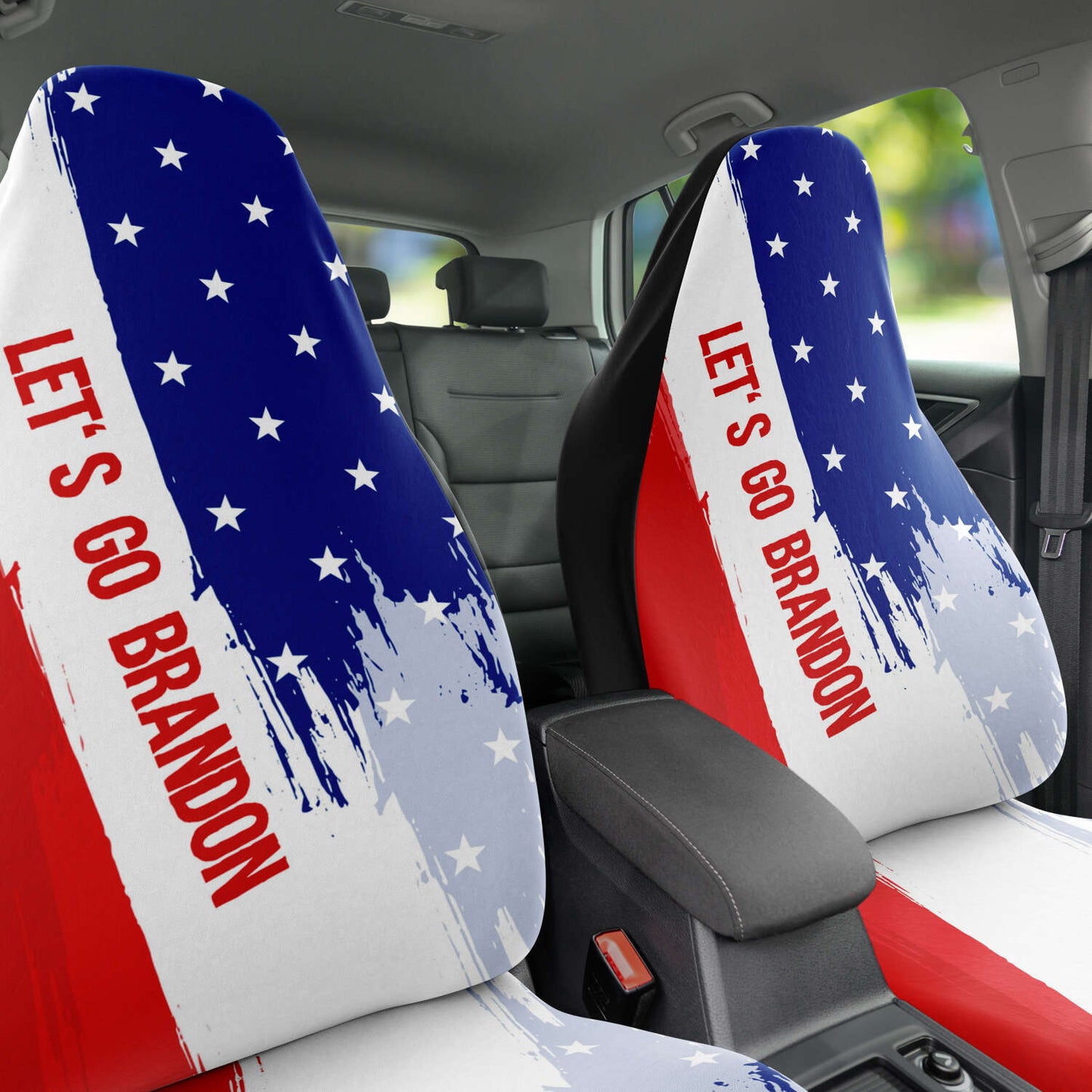 Let's Go Brandon Seat Cover Set (2)