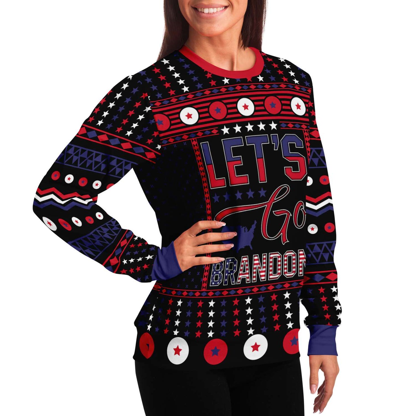 Let's Go Brandon Ugly Christmas Sweatshirt