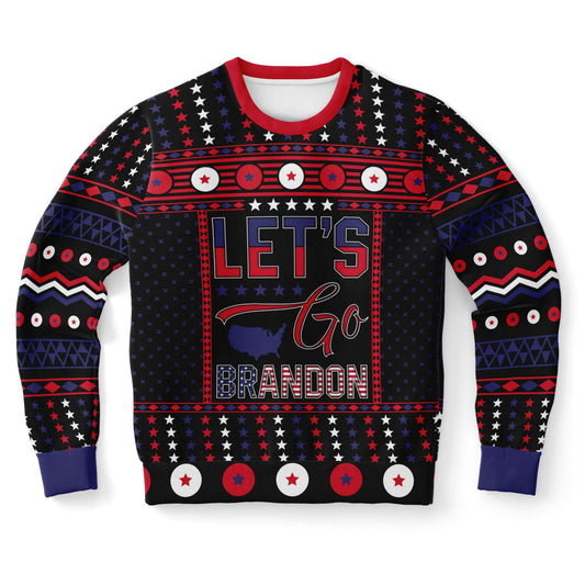 Let's Go Brandon Ugly Christmas Sweatshirt
