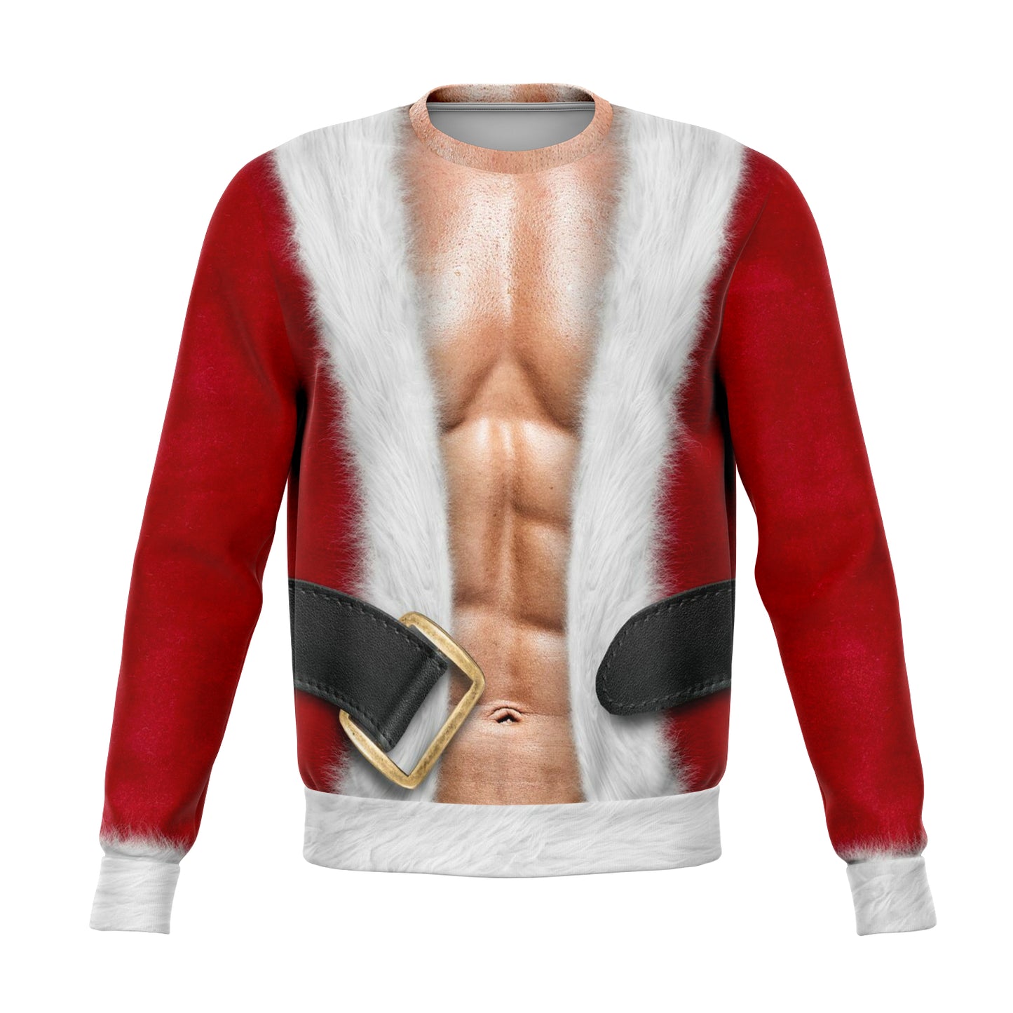 Santa Got Ripped Christmas Ugly Sweatshirt Sweater